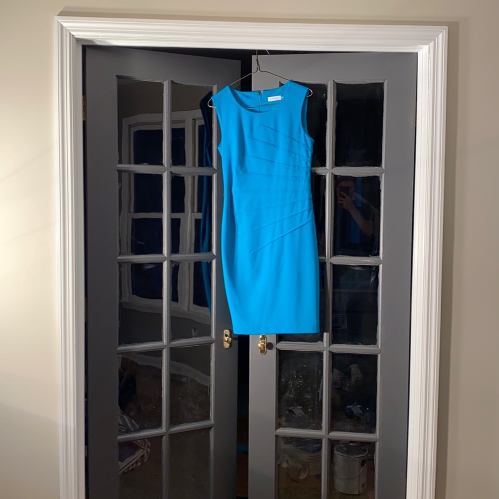 Calvin Klein Teal Dress